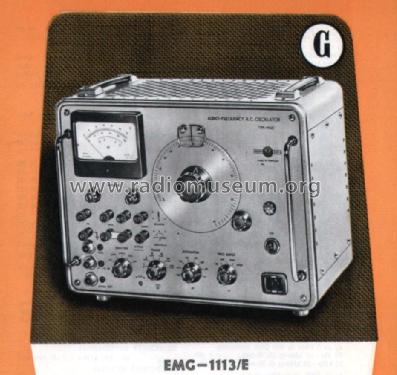 Audio-Frequency RC Oscillator EMG-1113E; EMG, Orion-EMG, (ID = 2087021) Equipment