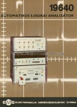 Auto Logic Analysator 19640; EMG, Orion-EMG, (ID = 910705) Equipment