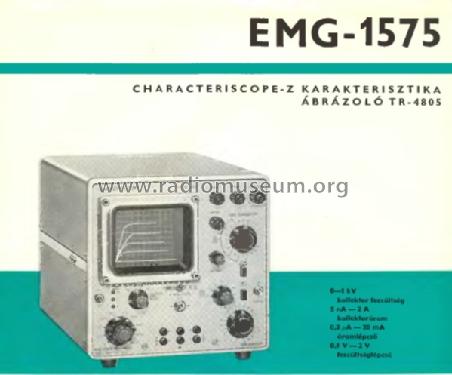 Characteriscope-Z 1575 / TR-4805; EMG, Orion-EMG, (ID = 906782) Equipment