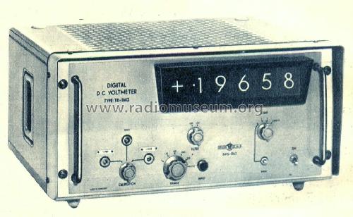 Digital D.C. Voltmeter 1362/ TR-1652; EMG, Orion-EMG, (ID = 913343) Equipment