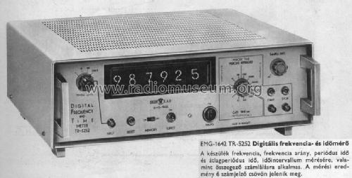 Digital Freq. and Timemeter 1642 / TR-5252; EMG, Orion-EMG, (ID = 766021) Equipment