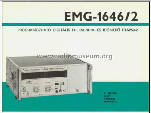 Digital Frequency & Time Meter TR-5259 / 1646/2; EMG, Orion-EMG, (ID = 907170) Equipment