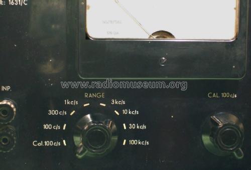 Direct Reading Frequency Meter 1631C; EMG, Orion-EMG, (ID = 1698849) Equipment