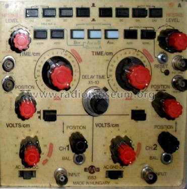 Dual Beam Oscilloscope 1553 ; EMG, Orion-EMG, (ID = 1341522) Equipment