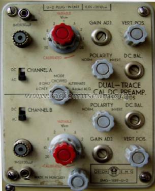 Dual-Trace adaptor 1589-U-2/TR 4705; EMG, Orion-EMG, (ID = 580190) Equipment