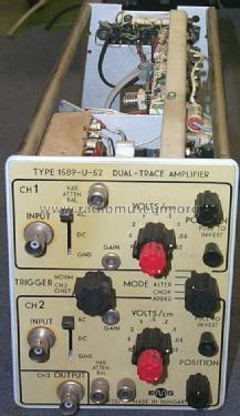 Dual Trace Amplifier 1589-U-52 / TR-4722; EMG, Orion-EMG, (ID = 795992) Equipment