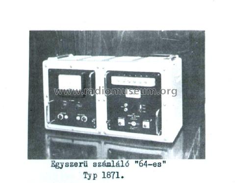 Egyszerű számláló '64'-es - Simple Counter by 64 1871; EMG, Orion-EMG, (ID = 2088733) Equipment