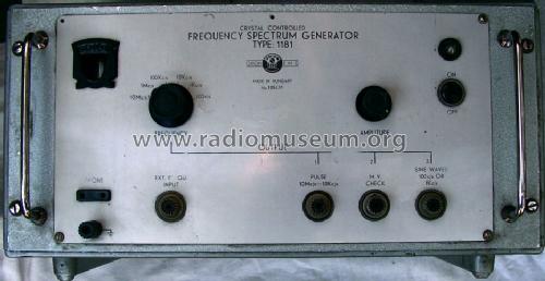 Frequency Spectrum Generator 1181 / TR-0701; EMG, Orion-EMG, (ID = 1002117) Ausrüstung