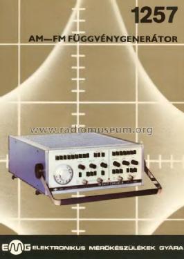 HF Sweep Generator 1257/TR-0463; EMG, Orion-EMG, (ID = 908759) Ausrüstung