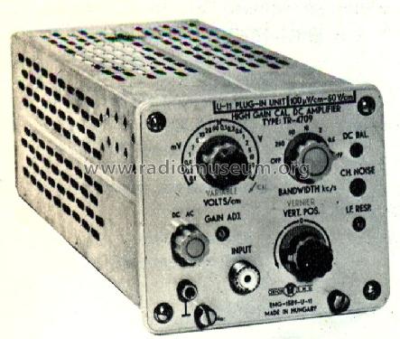 High-sensitivity Diff. Amplifier 1589-U-11 / TR-4709; EMG, Orion-EMG, (ID = 913419) Equipment