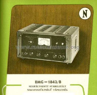 High Voltage Power Supply 1842/B; EMG, Orion-EMG, (ID = 1255056) Aliment.