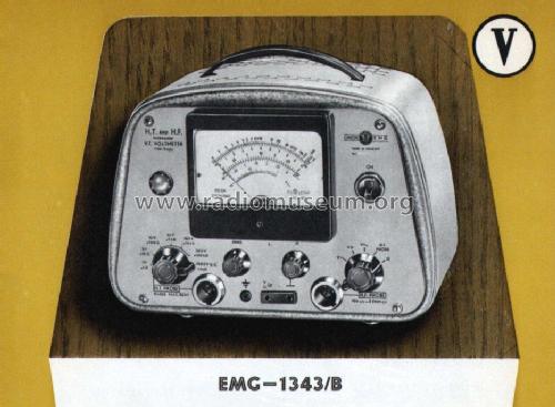 HT and HV VT Voltmeter 1343/B; EMG, Orion-EMG, (ID = 2087984) Ausrüstung