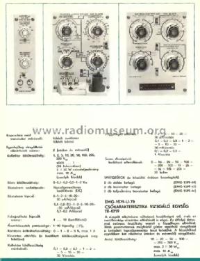 Karakterisztika rajzoló 1579 / TR-4801; EMG, Orion-EMG, (ID = 908414) Equipment