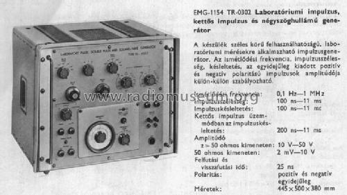 Laboratory Pulse Generator 1154 / TR-0302; EMG, Orion-EMG, (ID = 766074) Equipment