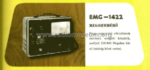 Megaohm Meter 1422; EMG, Orion-EMG, (ID = 1255010) Equipment