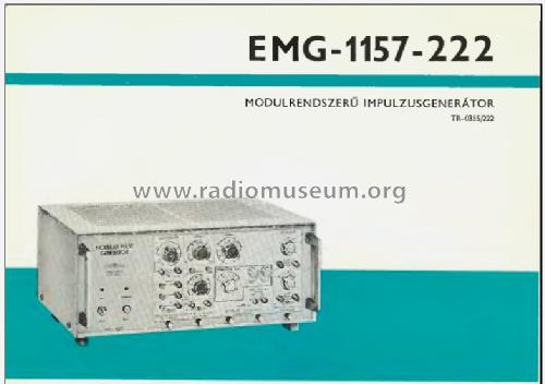 Modular Pulse Generator 1157-222 / TR-0355/222; EMG, Orion-EMG, (ID = 907010) Equipment