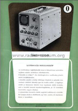 Oscilloscope 1535/B / TR-4201; EMG, Orion-EMG, (ID = 2088057) Equipment