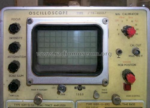 Oscilloscope 1555/TR-4653; EMG, Orion-EMG, (ID = 587543) Equipment