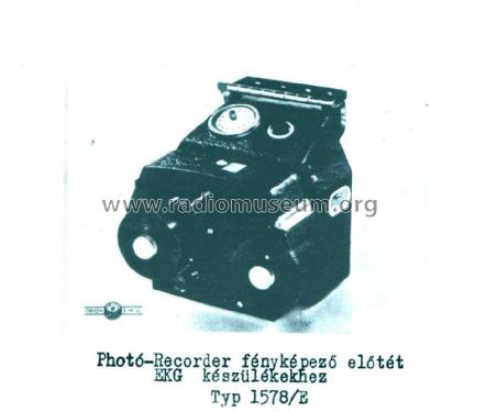 Photorecorder with Brand Oscilloscope 1578E; EMG, Orion-EMG, (ID = 2088443) Ausrüstung