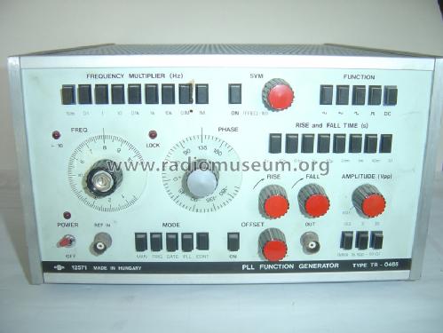 PLL Function Generator 12571/TR-0465; EMG, Orion-EMG, (ID = 665414) Equipment