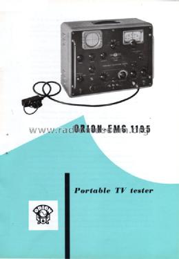 Portable TV Tester 1195; EMG, Orion-EMG, (ID = 1343822) Equipment