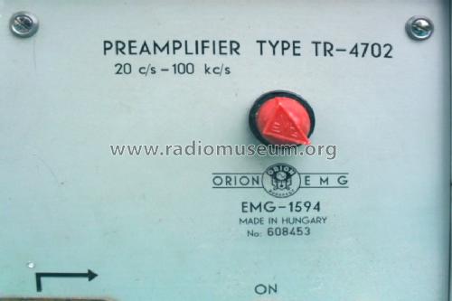 Preamplifier 1594 / TR-4702; EMG, Orion-EMG, (ID = 1059368) Ampl/Mixer