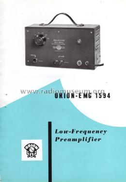 Preamplifier 1594 / TR-4702; EMG, Orion-EMG, (ID = 1344563) Ampl/Mixer