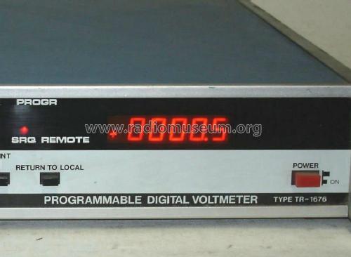Programmable Digital Voltmeter 1469 / TR-1676; EMG, Orion-EMG, (ID = 1169363) Equipment