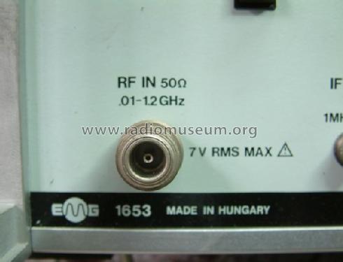 Programmable Modulation Meter 1653 / TR-5403; EMG, Orion-EMG, (ID = 794265) Equipment