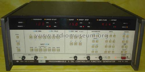 Programmable X-tal Controlled Function Generator TR-0467 / 12574; EMG, Orion-EMG, (ID = 1509881) Equipment