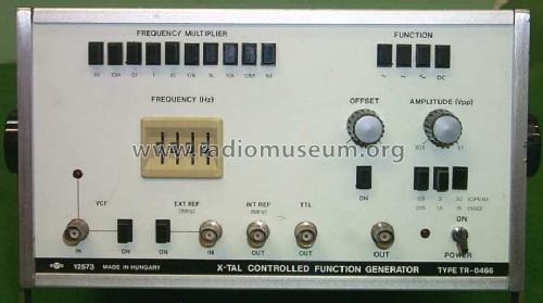 Programmable X-tal Controlled Function Generator TR-0466 / 12753; EMG, Orion-EMG, (ID = 799587) Equipment