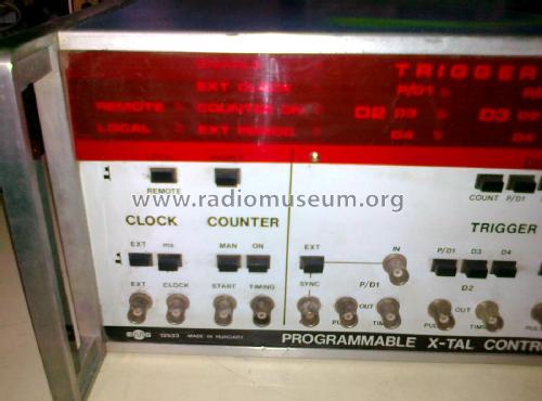 Programmable X-tal Controlled Pulse Generator 12533 / TR-0313; EMG, Orion-EMG, (ID = 2012358) Equipment