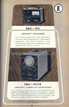 Servotest Oscilloscope 1931/ B; EMG, Orion-EMG, (ID = 1255107) Ausrüstung