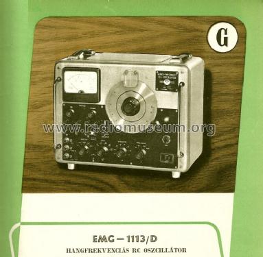 Signal Generator RC 1113/D; EMG, Orion-EMG, (ID = 1254620) Equipment