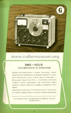 Signal Generator RC 1113/D; EMG, Orion-EMG, (ID = 1254623) Equipment
