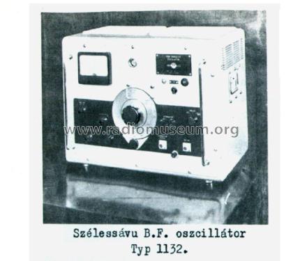Szélessávú BF Oszcillátor 1132; EMG, Orion-EMG, (ID = 2088721) Equipment