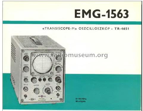 Transiscope-M 1563 / TR-4651; EMG, Orion-EMG, (ID = 907930) Equipment