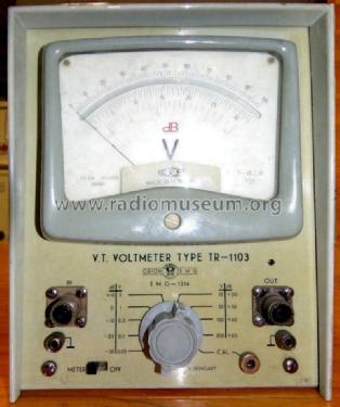 Tube Voltmeter 1314/TR-1103; EMG, Orion-EMG, (ID = 2148565) Equipment