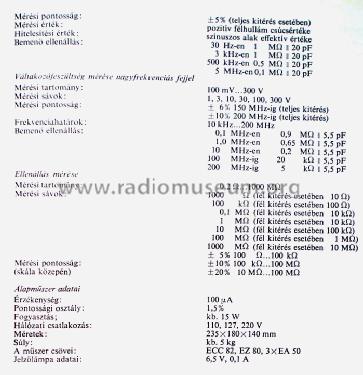 Tube Voltmeter 1343; EMG, Orion-EMG, (ID = 795039) Equipment