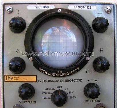 TV Oscillosynchroscope 1581/S; EMG, Orion-EMG, (ID = 1038500) Equipment