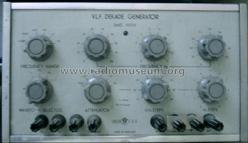 VLF Dekade Generator 1117/5 / TR-0454; EMG, Orion-EMG, (ID = 969330) Equipment