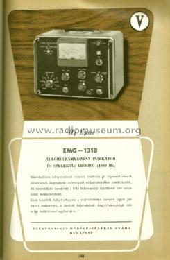 VSWR Meter & Selective Amplifier 1318; EMG, Orion-EMG, (ID = 1254920) Equipment