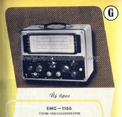 Workshop Signal Generator EMG-1166; EMG, Orion-EMG, (ID = 1254685) Equipment