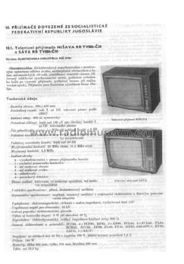 Nisava RR TV884-C20; Ei, Elektronska (ID = 1421842) Television