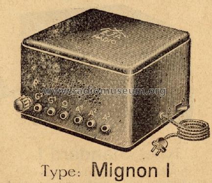 Netzanode Mignon I/II; Elektrosignal G.m.b. (ID = 1313343) A-courant