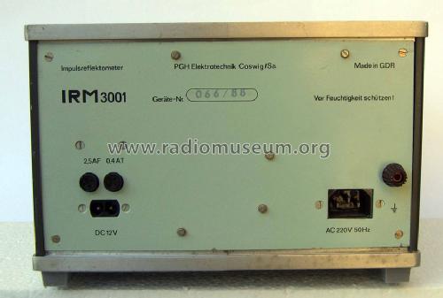 Impulsreflektometer IRM 3001; Elektrotechnik (ID = 1138773) Ausrüstung