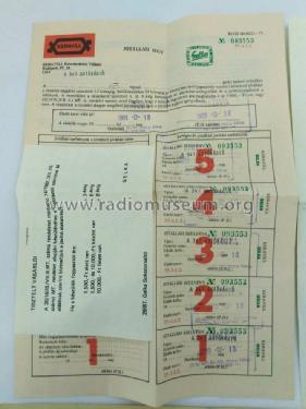 Tournee A341; Elektrotechnik (ID = 2441768) Car Radio