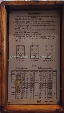 Voltmeter-Ammeter AC-DC VRT 1802; Ericsson L.M., (ID = 2711100) Equipment