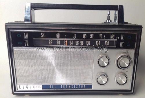15 All Transistor R-1500; Elgin Radio Division (ID = 2284538) Radio
