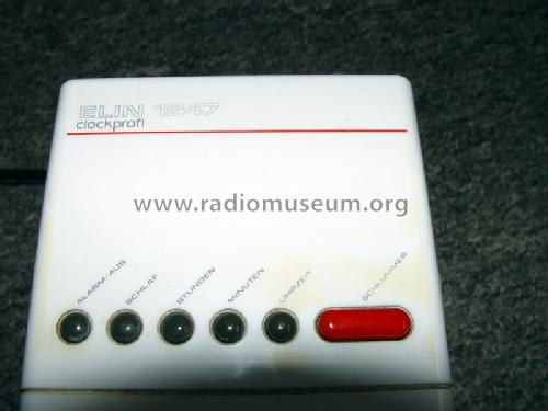 2 Band Uhrenradio - Clockprofi 1247; Elin AG für (ID = 1329015) Radio